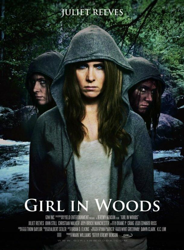 Постер Девушка в лесу