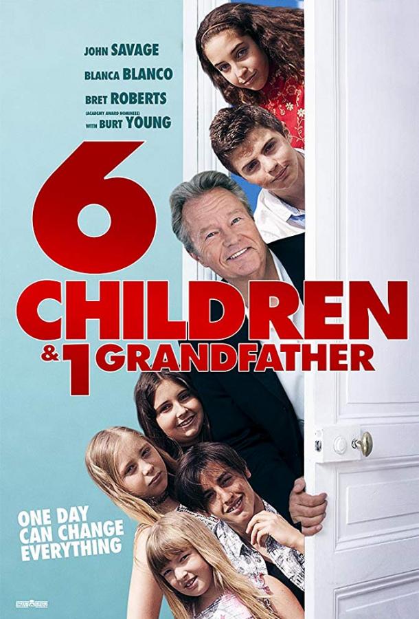 Постер Шесть детей и один дедушка